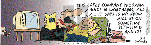 Frank and Ernest on Monday July 9, 2007 Comic Strip