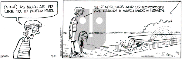 Grand Avenue on Wednesday August 21, 2002 Comic Strip