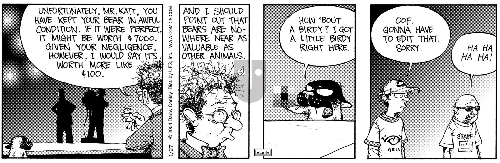 Get Fuzzy - Tuesday January 27, 2004 Comic Strip