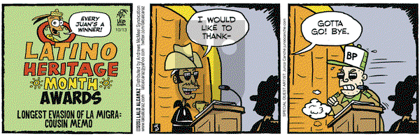 La Cucaracha - Wednesday October 13, 2021 Comic Strip