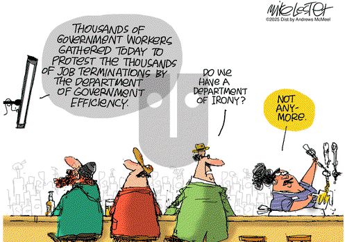 Mike Lester on Tuesday February 18, 2025 Comic Strip