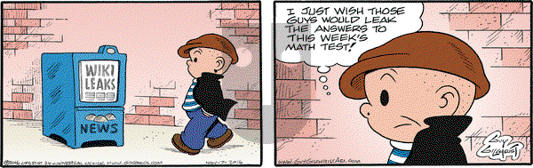 Nancy on Monday November 7, 2016 Comic Strip