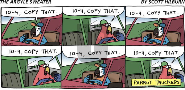 The Argyle Sweater on Sunday April 8, 2018 Comic Strip
