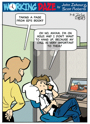 Working Daze - Tuesday July 5, 2022 Comic Strip