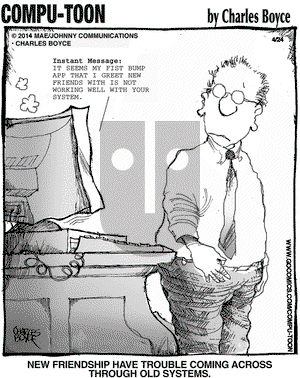 Compu-toon on Thursday April 24, 2014 Comic Strip