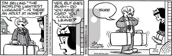 Nancy on Friday July 12, 2002 Comic Strip