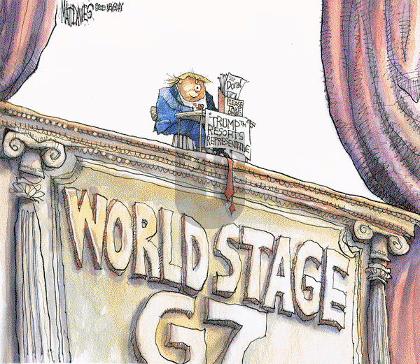 Matt Davies on Tuesday August 27, 2019 Comic Strip