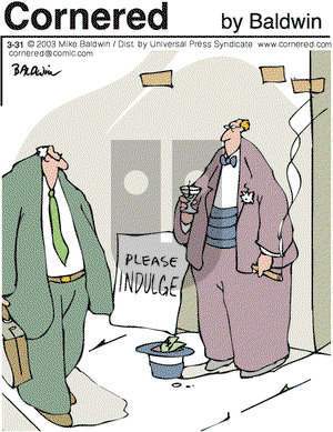 Cornered on Monday March 31, 2003 Comic Strip