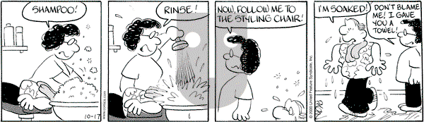 Drabble on Tuesday October 17, 2000 Comic Strip