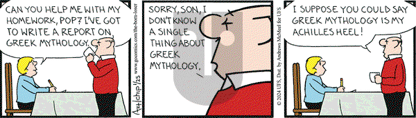 The Born Loser on Thursday January 25, 2024 Comic Strip