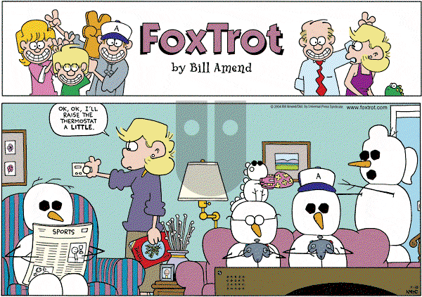 FoxTrot on Wednesday February 23, 2005 Comic Strip
