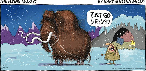 The Flying McCoys on Sunday March 8, 2015 Comic Strip