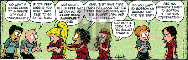 Cleats on Wednesday June 11, 2003 Comic Strip
