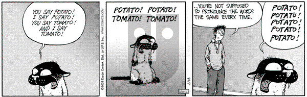 Get Fuzzy on Tuesday February 18, 2003 Comic Strip