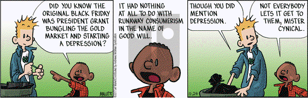 Frazz on Friday November 24, 2017 Comic Strip