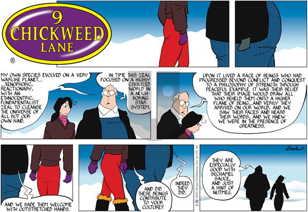 9 Chickweed Lane on Sunday January 31, 2010 Comic Strip