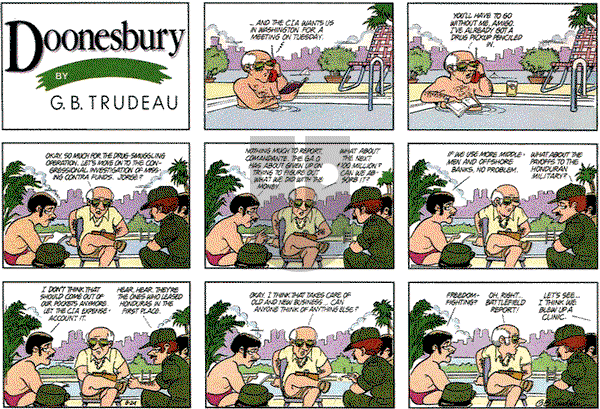 Doonesbury on Sunday August 24, 1986 Comic Strip
