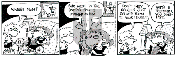 Soup to Nutz - Old on Thursday July 12, 2007 Comic Strip