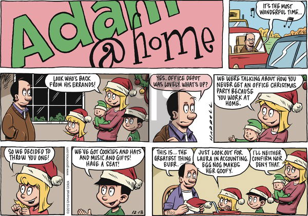 Adam@Home on Sunday December 13, 2015 Comic Strip
