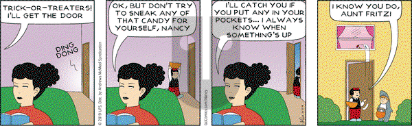 Nancy on Thursday October 31, 2019 Comic Strip