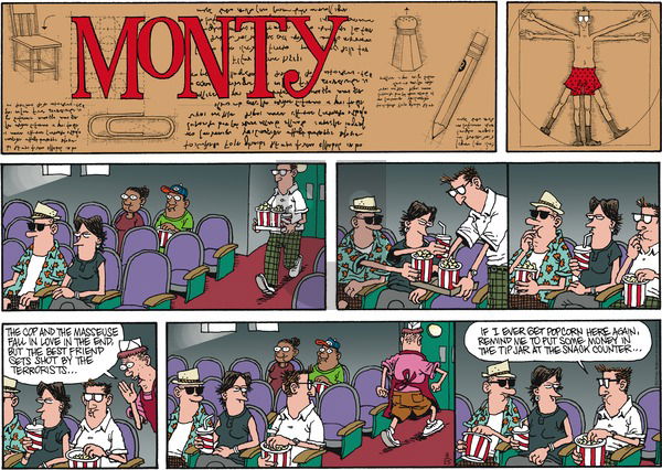 Monty on Sunday August 25, 2013 Comic Strip