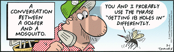 Frank and Ernest on Monday May 1, 2017 Comic Strip