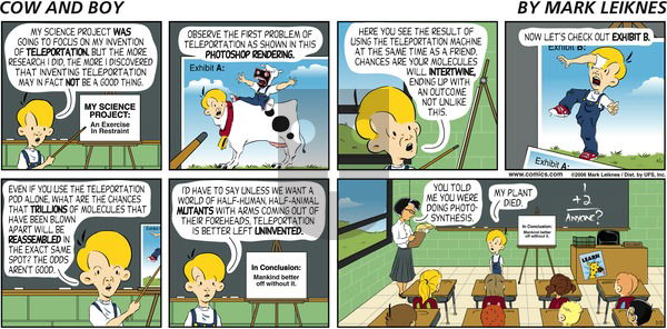 Cow and Boy Classics on Sunday May 21, 2006 Comic Strip