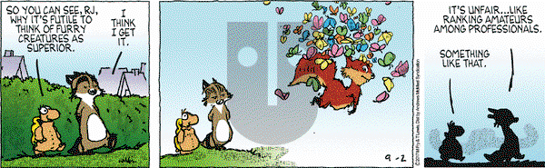 Over the Hedge on Saturday September 2, 2017 Comic Strip