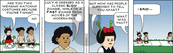 Nancy on Wednesday October 24, 2018 Comic Strip