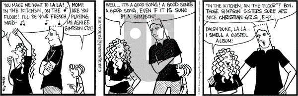 Clear Blue Water on Tuesday September 18, 2007 Comic Strip