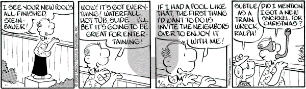 Drabble on Thursday September 12, 2002 Comic Strip