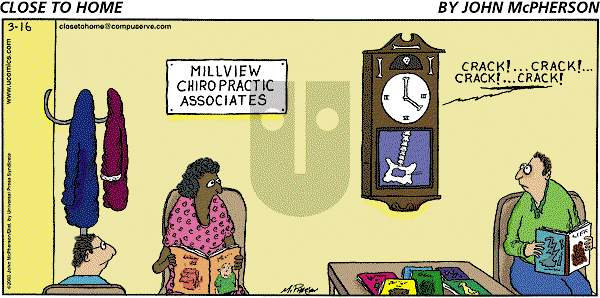 Close to Home on Sunday March 16, 2003 Comic Strip