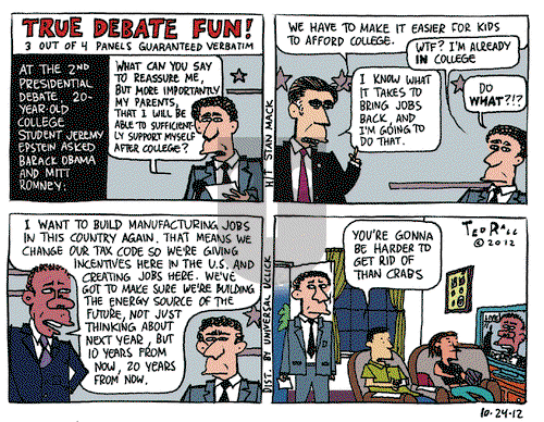 Ted Rall on Wednesday October 24, 2012 Comic Strip