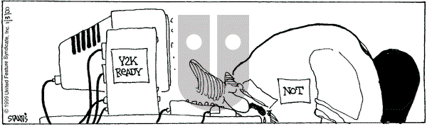 The Buckets on Monday January 3, 2000 Comic Strip