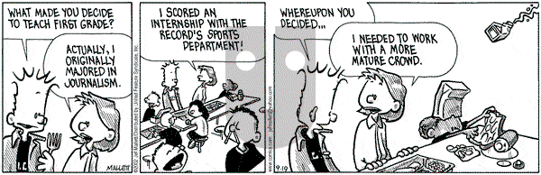 Frazz on Thursday September 19, 2002 Comic Strip