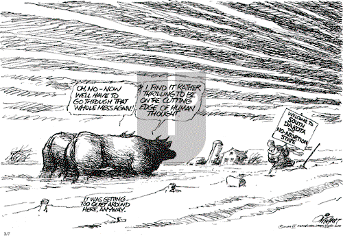Pat Oliphant on Tuesday March 7, 2006 Comic Strip