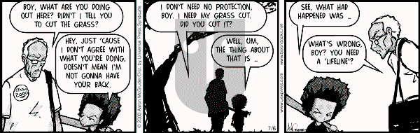 The Boondocks - Thursday February 7, 2008 Comic Strip