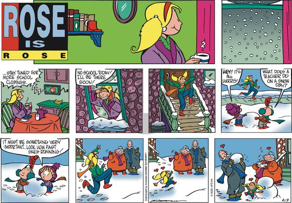 Rose is Rose on Sunday February 9, 2020 Comic Strip