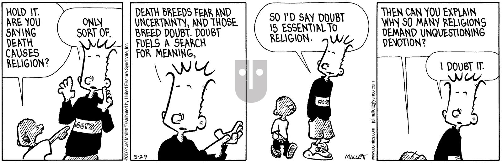 Frazz - Wednesday May 29, 2002 Comic Strip
