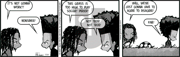 The Boondocks on Monday March 3, 2014 Comic Strip
