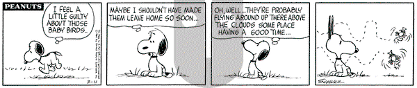 Peanuts on Friday March 11, 1966 Comic Strip