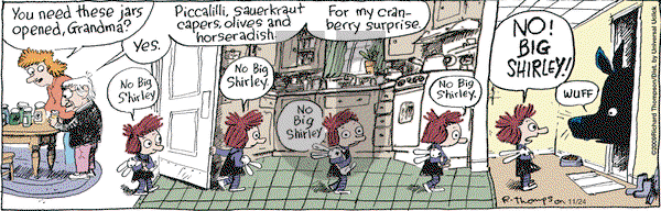 Cul de Sac on Monday November 24, 2014 Comic Strip