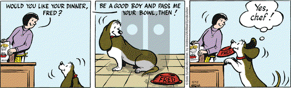 Fred Basset on Tuesday June 12, 2018 Comic Strip