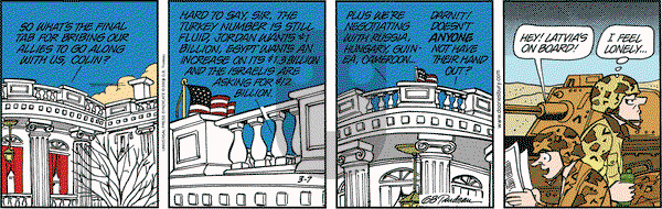 Doonesbury on Friday March 7, 2003 Comic Strip