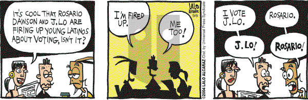 La Cucaracha on Thursday September 9, 2004 Comic Strip