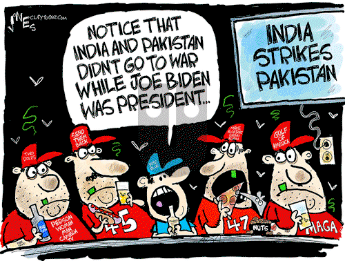 Clay Jones on Thursday May 8, 2025 Comic Strip