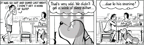 Fred Basset on Sunday October 8, 2006 Comic Strip