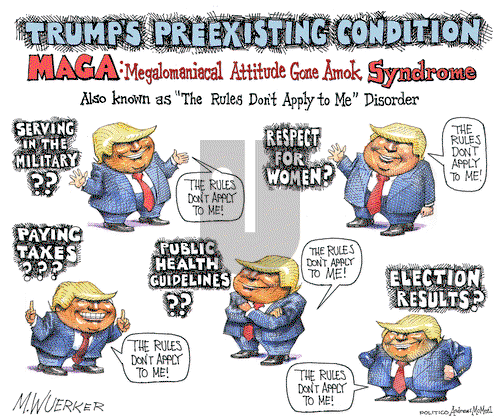 Matt Wuerker - Tuesday October 13, 2020 Comic Strip