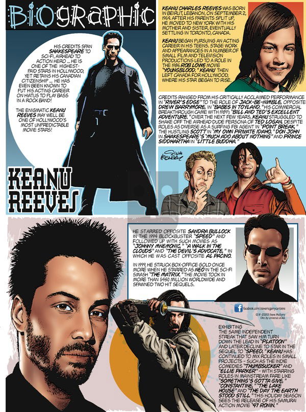 Biographic on Sunday December 8, 2013 Comic Strip