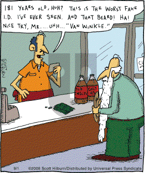 The Argyle Sweater - Monday September 1, 2008 Comic Strip